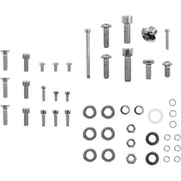 GARDNER-WESTCOTT Bolt Kit S&S E/G Carburetor Body/Air Cleaner Socket-Head Chrome P3138