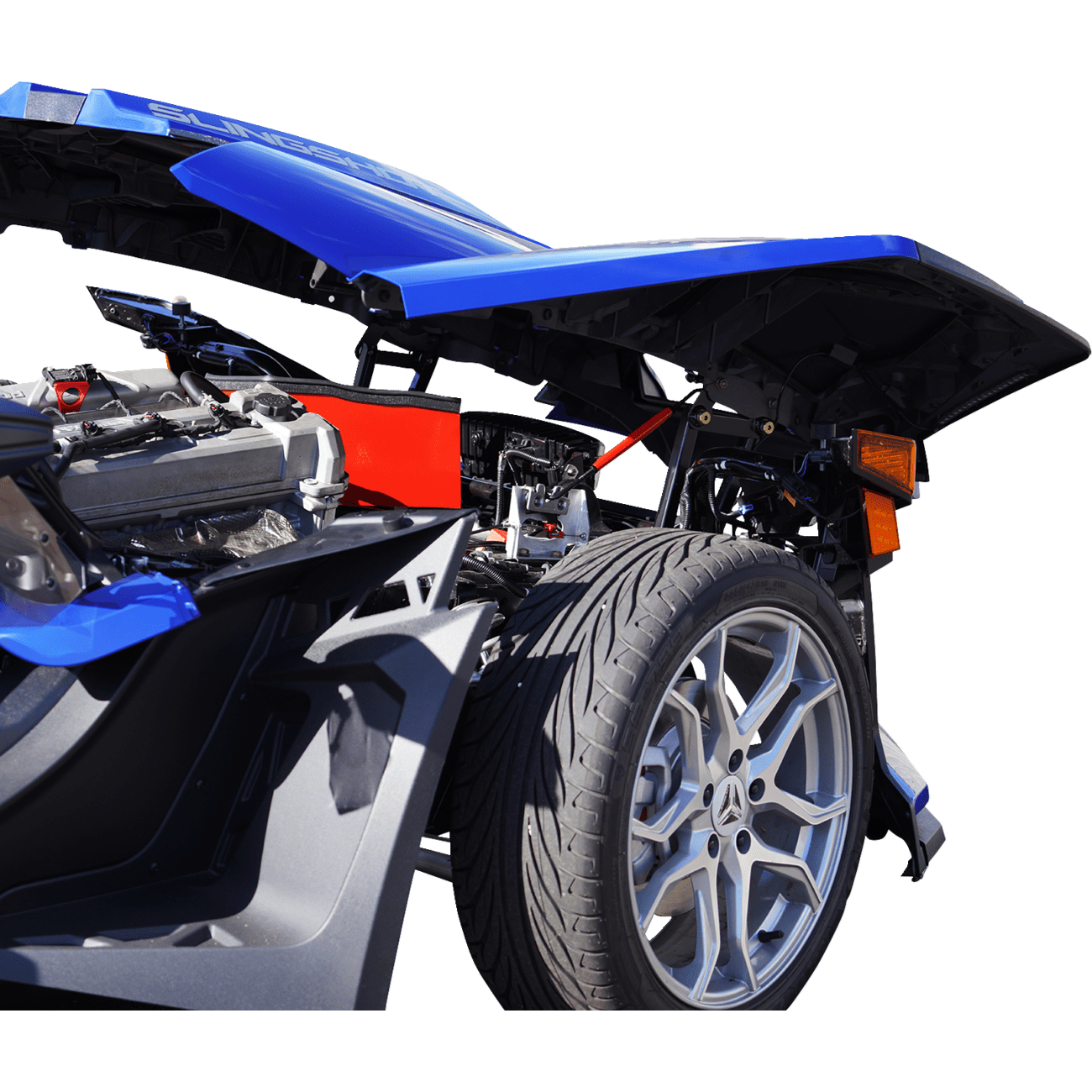 SHOW CHROME Hood Rod Adjustable Polaris Slingshot