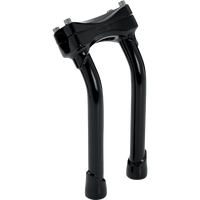 BILTWELL Risers Murdock Oversized Pullback 10" Black 641420110