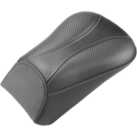 SADDLEMEN Dominator Pillion Pad Standard Reach Black w/ Gray Stitching 800010162