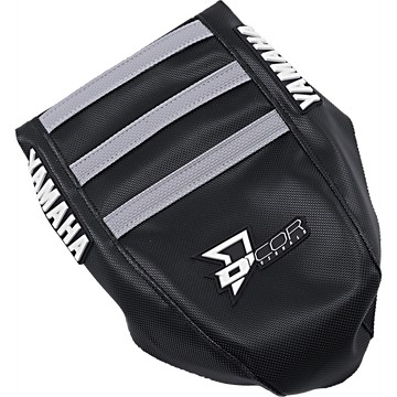 D'COR VISUALS Seat Cover Black/Gray YZ '02-'21