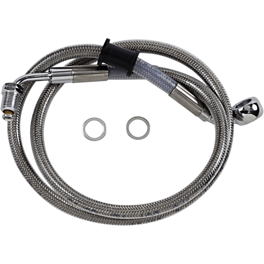 DRAG SPECIALTIES Brake Line +8" Stainless Steel '18-'21 Softail