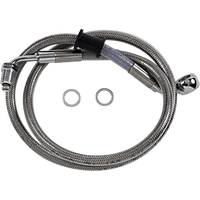 DRAG SPECIALTIES Brake Line +8" Stainless Steel '18-'21 Softail