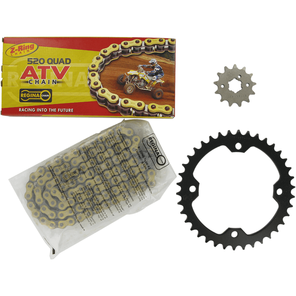 REGINA Chain and Sprocket Kit Yamaha YFM 350 Raptor '04-'13 5QUAD/098KYA017