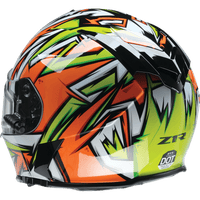 Z1R Warrant Helmet Neuron Orange/Green 2XL