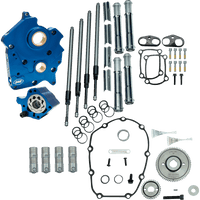 S&S CYCLE Cam Chest Kit without Cams Gear Drive Water Cooled Chrome Pushrods M8 3101261