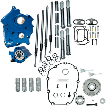 S&S CYCLE Cam Chest Kit without Cams Gear Drive Water Cooled Chrome Pushrods M8 3101261