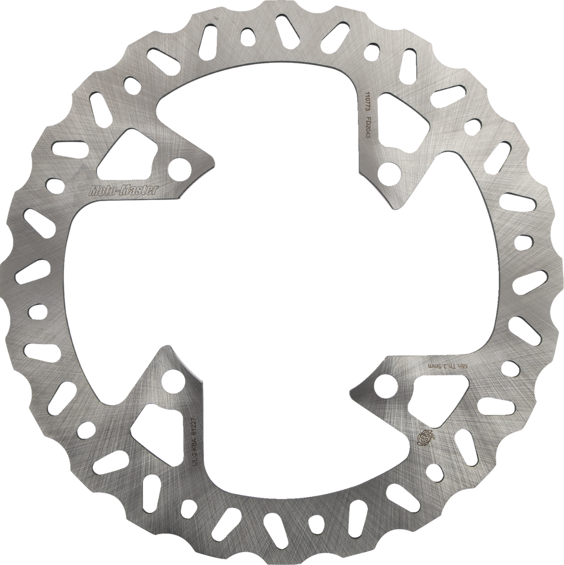 MOTO-MASTER Brake Rotor Rear Nitro 110773PU