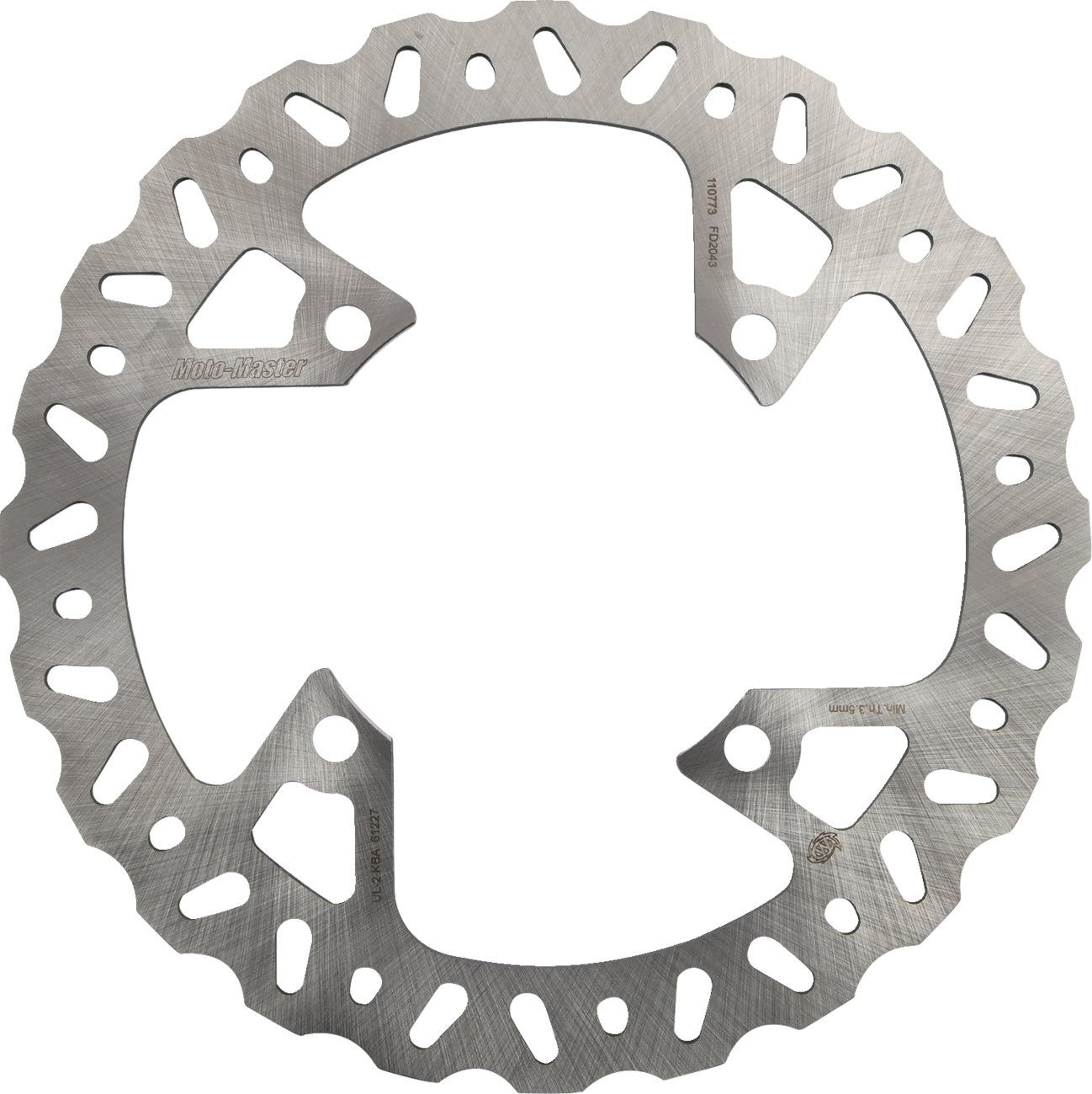 MOTO-MASTER Brake Rotor Rear Nitro 110773PU