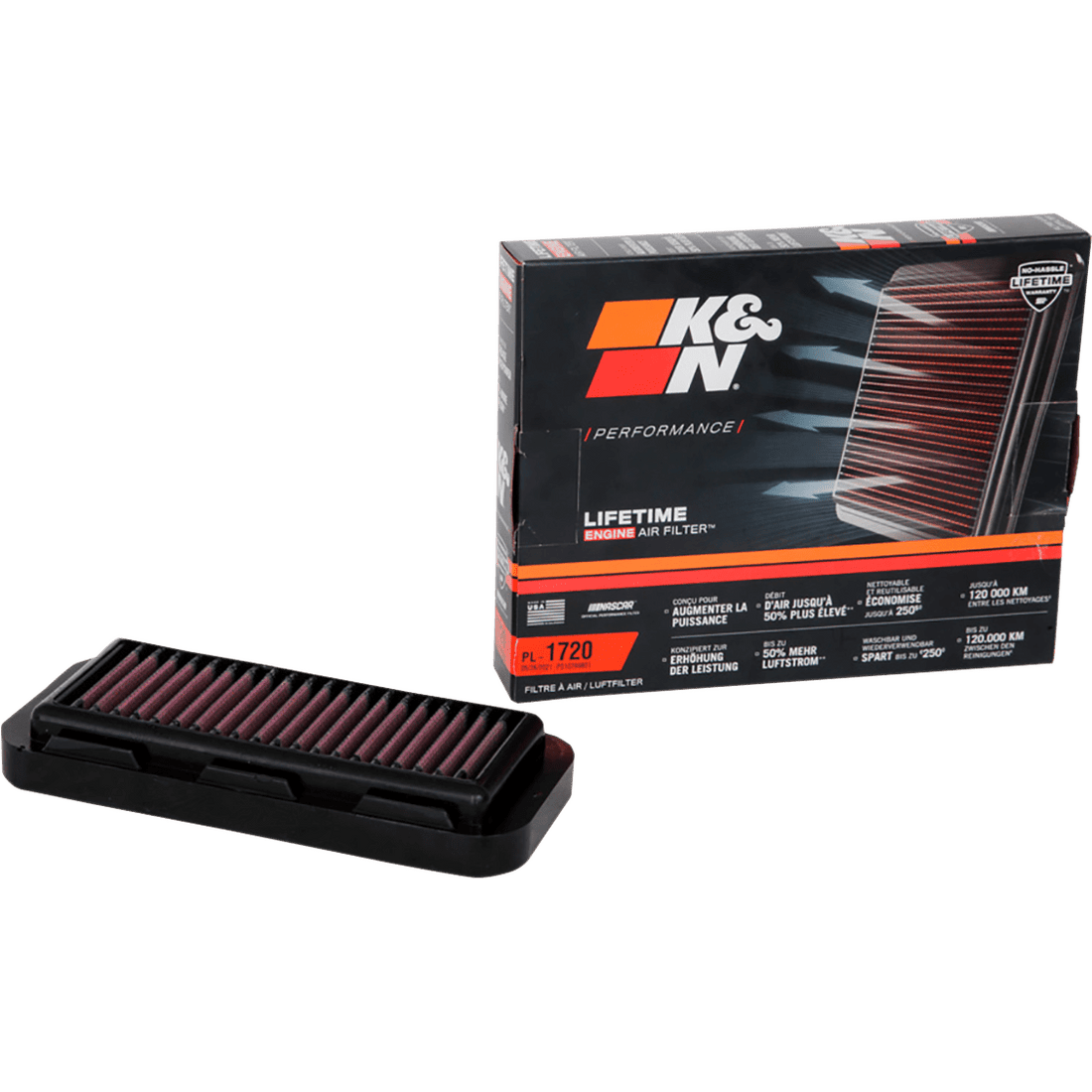 K & N High-Flow Air Filter Indian PL1720