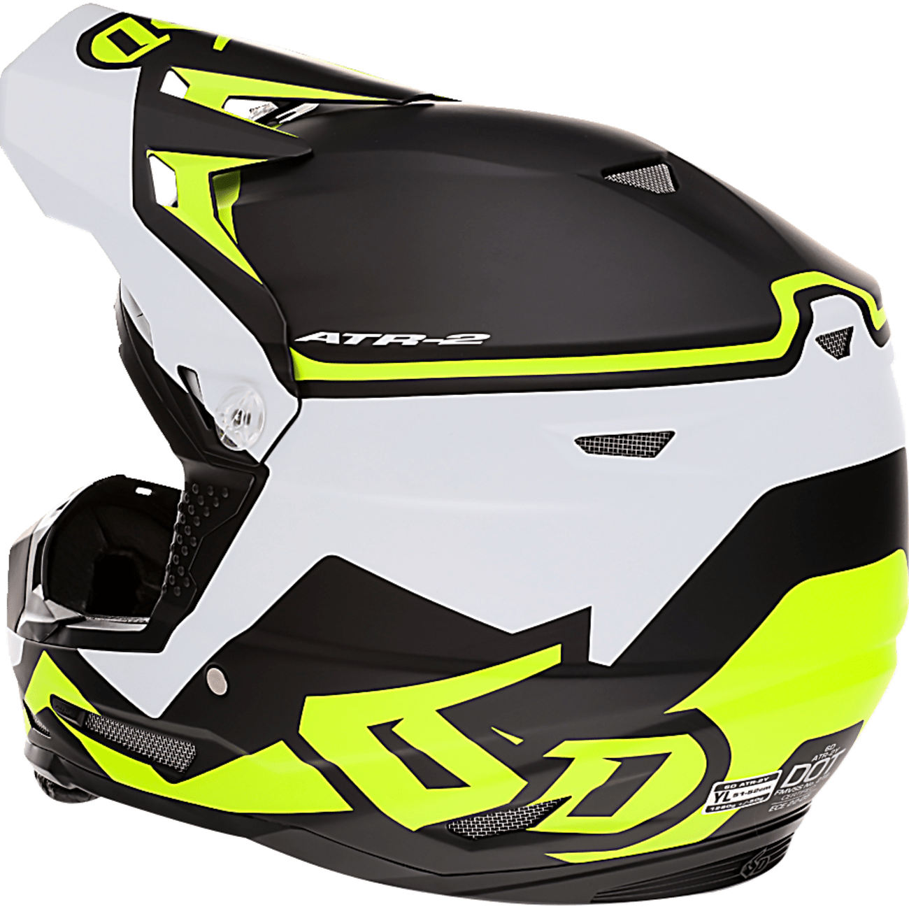 6D HELMETS ATR-2Y Helmet Drive Neon Yellow Large 116322