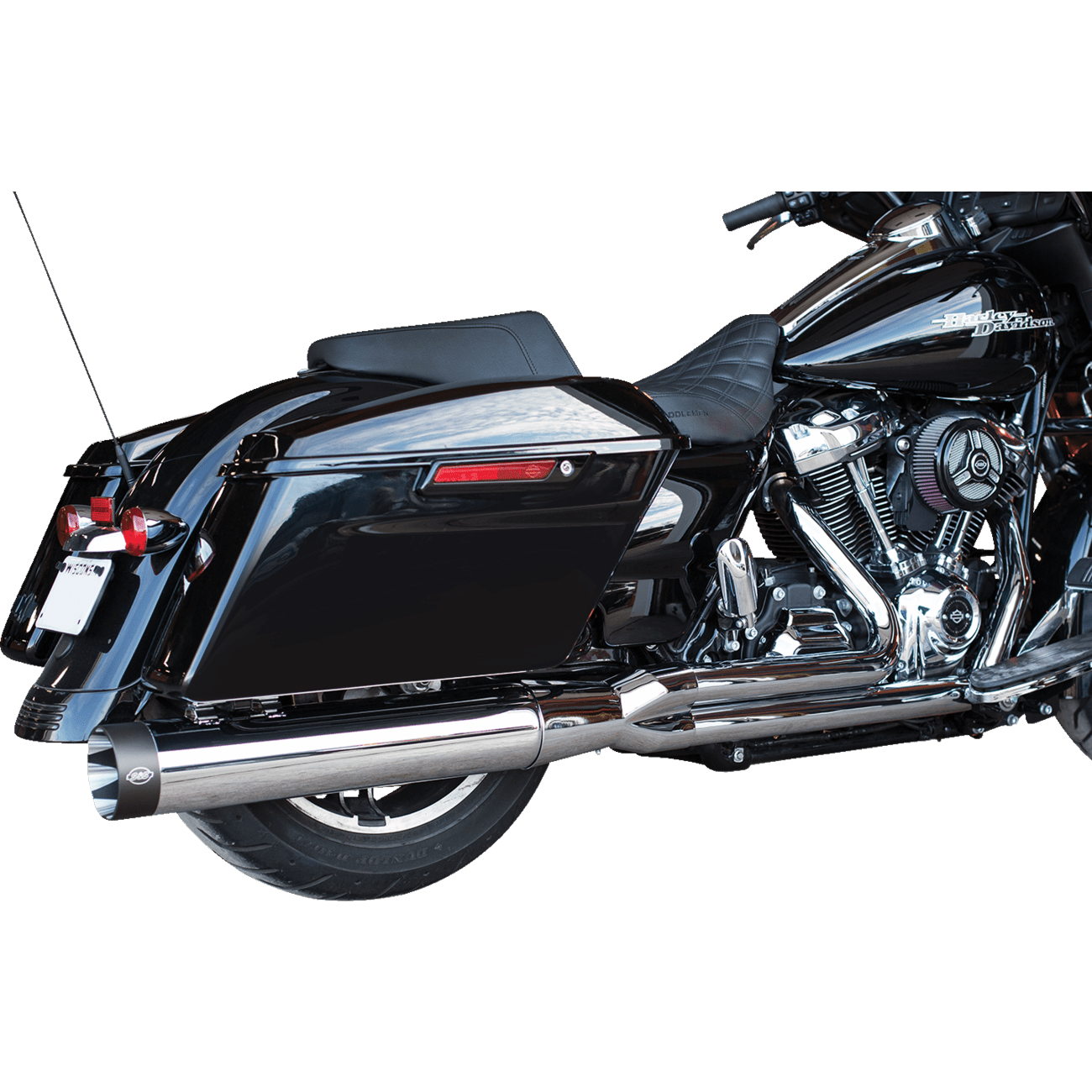 S&S CYCLE 50 State 2:1 Sidewinder® Exhaust Chrome 5500758D