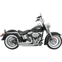 BASSANI XHAUST FireSweep Exhaust Chrome Softail 12113D