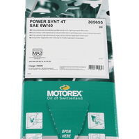 MOTOREX Power Synt 4T Engine Oil 5W-40 20L Dispenser Box 305655