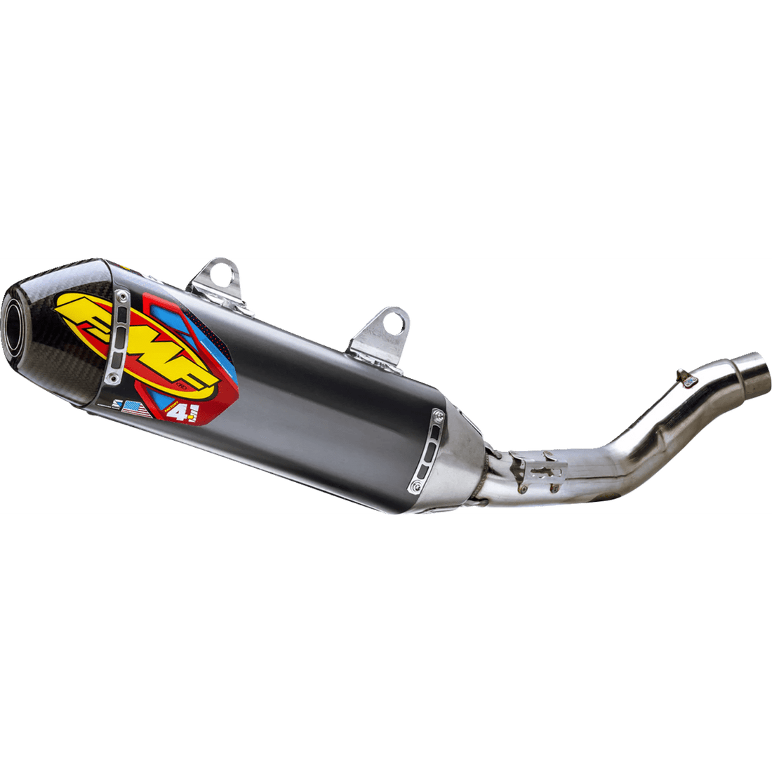 FMF Factory 4.1 RCT Slip-On Muffler Stainless Steel Carbon Fiber Cap 042403