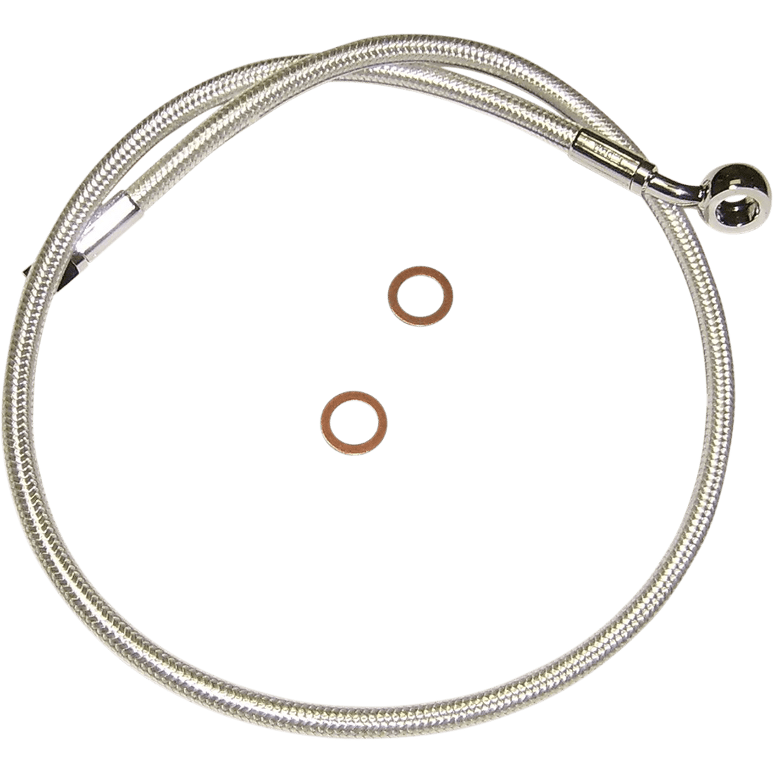 MAGNUM SHIELDING Brake Line 12mm-35° 22" Sterling Chromite II AS378122