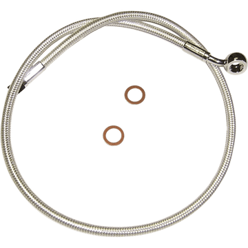 MAGNUM SHIELDING Brake Line 12mm-35° 22" Sterling Chromite II AS378122