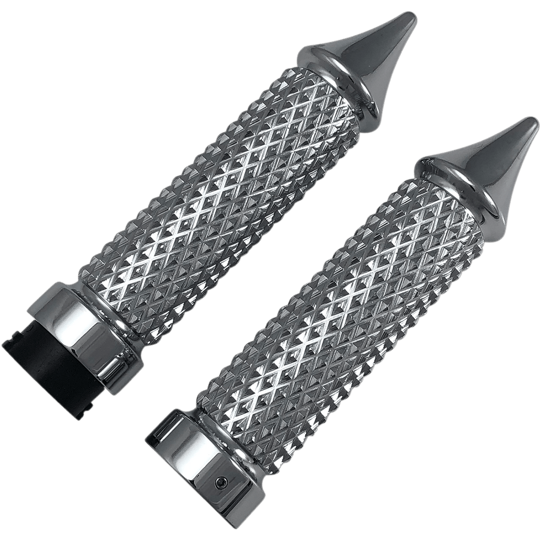 EDDIE TROTTA DESIGNS Grips Cross Cut Chrome TC768