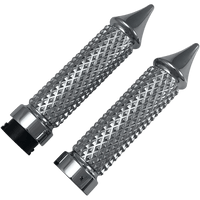 EDDIE TROTTA DESIGNS Grips Cross Cut Chrome TC768