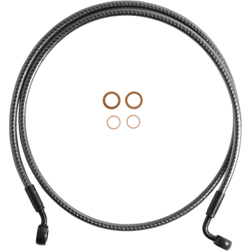 MAGNUM SHIELDING Brake Line Front 35°/90° 48" KARBONFIBR