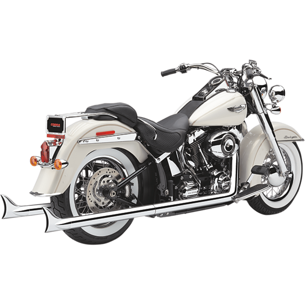 COBRA True Dual Exhaust Fishtail '97-'06 Softail 6987