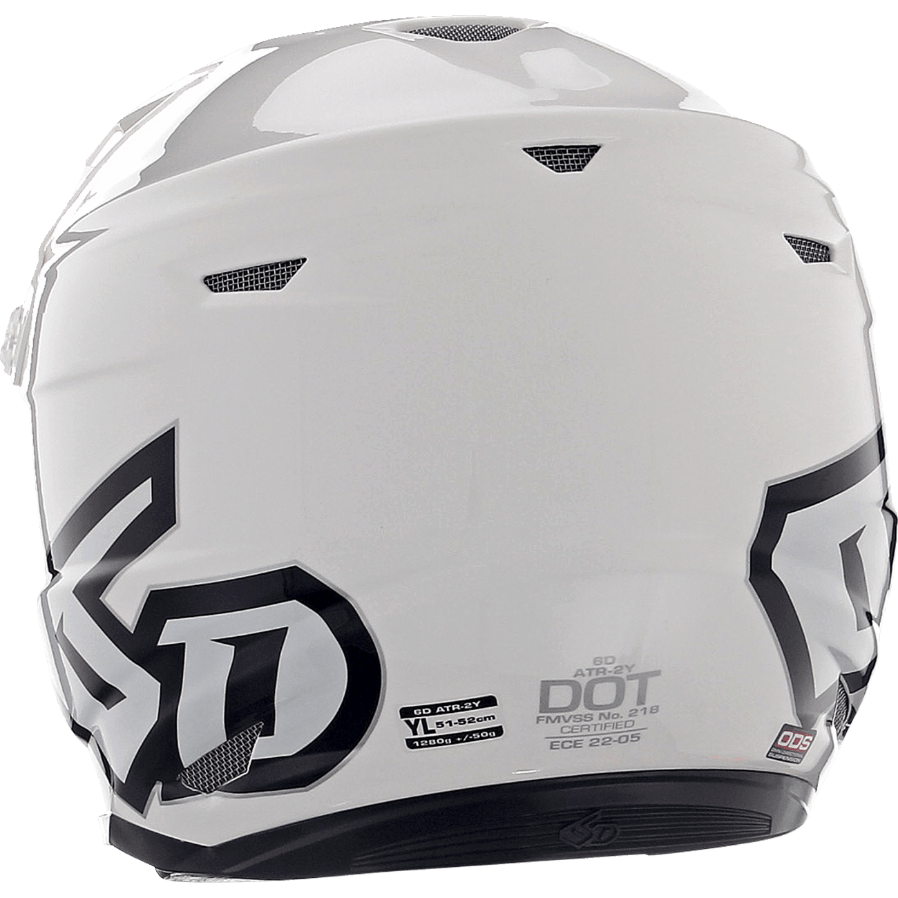 6D HELMETS ATR-2Y Helmet Gloss White Small