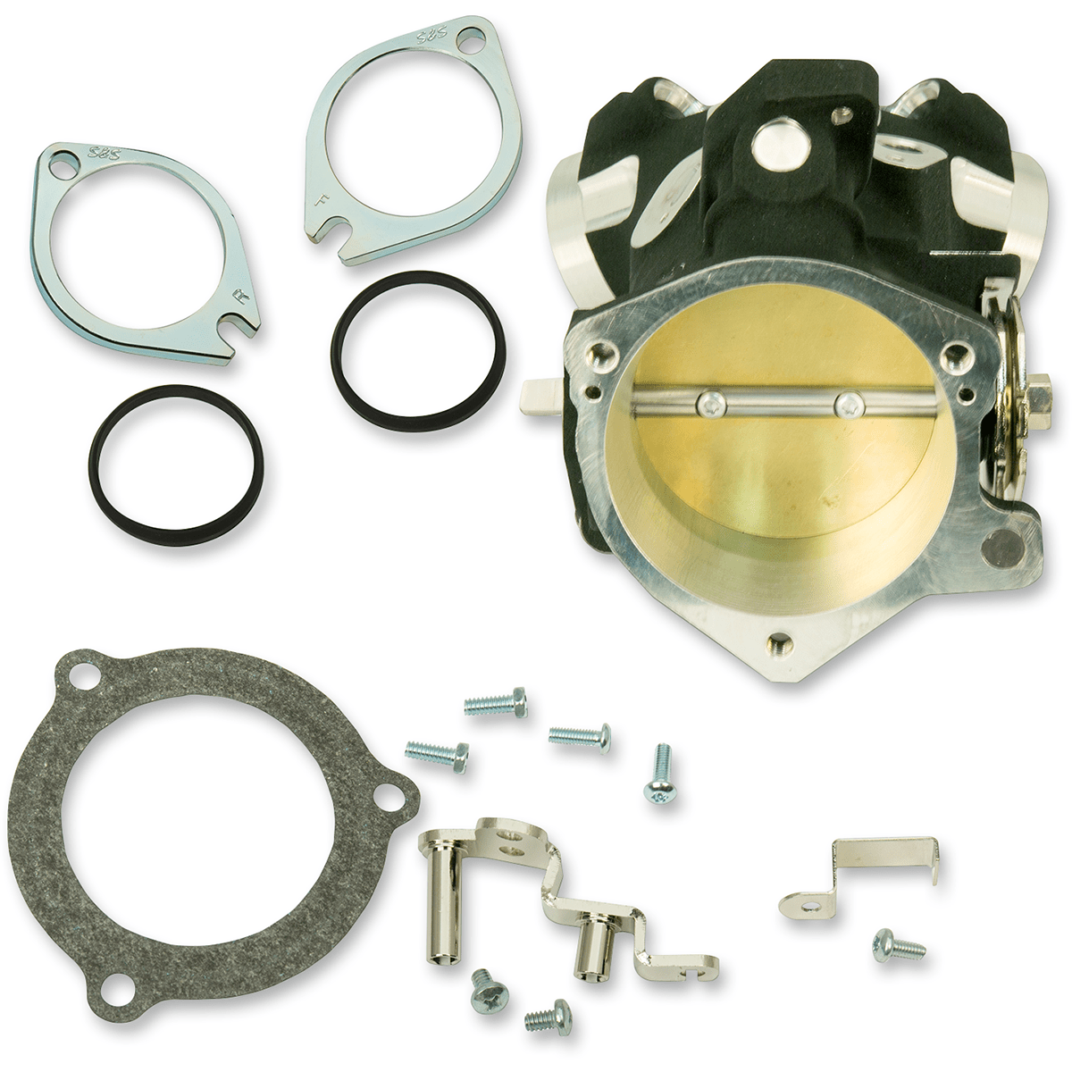 S&S CYCLE Throttle Hog Cable Operated Throttle Body Kit Black 66 mm 124" Engine 1700341