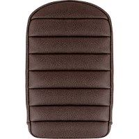 SADDLEMEN Sissy Bar Pad Tuck-n-Roll Brown 041146BR