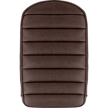 SADDLEMEN Sissy Bar Pad Tuck-n-Roll Brown 041146BR