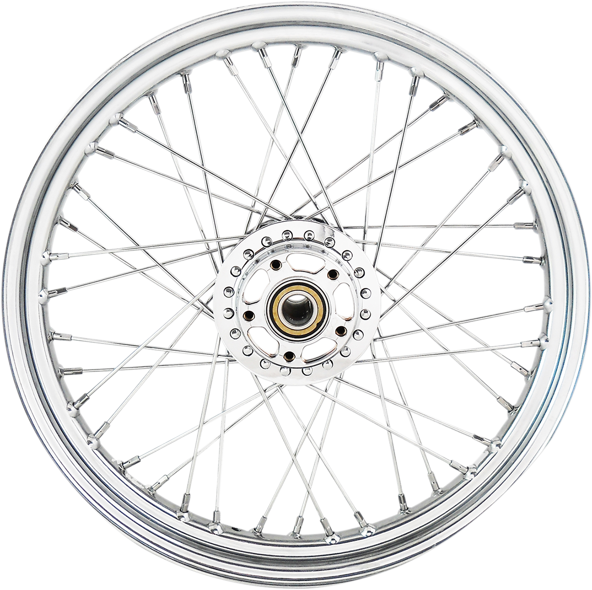 DRAG SPECIALTIES Wheel Laced 40 Spoke Front Chrome 19x2.5 '14+ 1200C/1200X