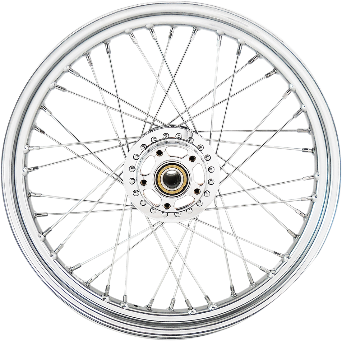 DRAG SPECIALTIES Wheel Laced 40 Spoke Front Chrome 19x2.5 '14+ 1200C/1200X