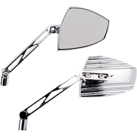 HIGHSIDER Mirrors Wave Side View Triangle Chrome 3014910