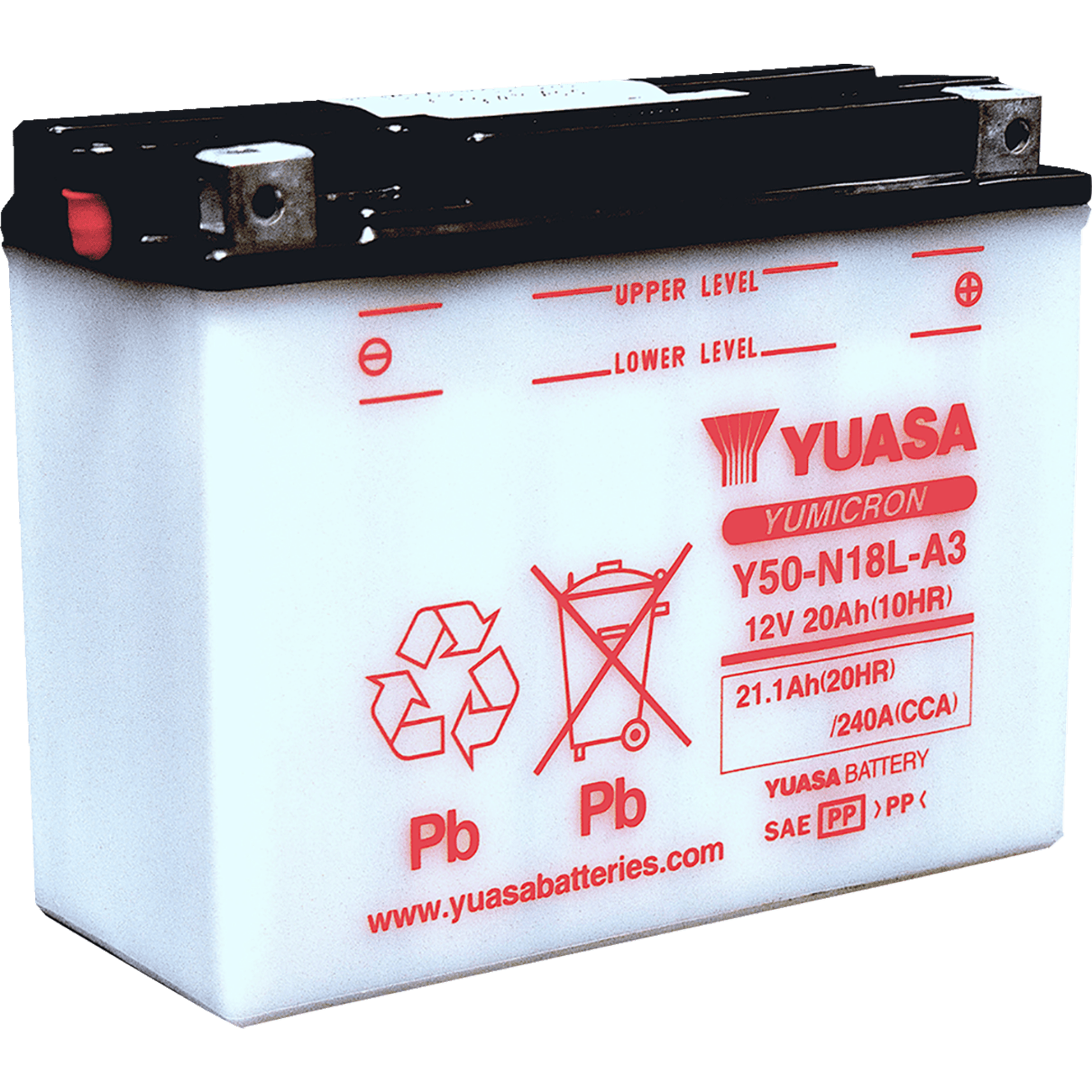 YUASA Battery Y50-N18L-A3 YUAM228A3TWN