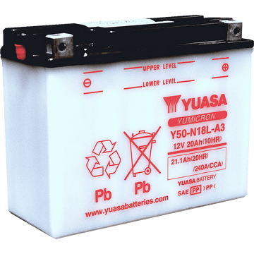 YUASA Battery Y50-N18L-A3 YUAM228A3TWN