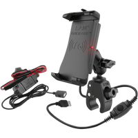 RAM MOUNTS Device Holder Quick-Grip™ Charging Wireless Waterproof Tough Claw™ RAMB400AUN14WV7