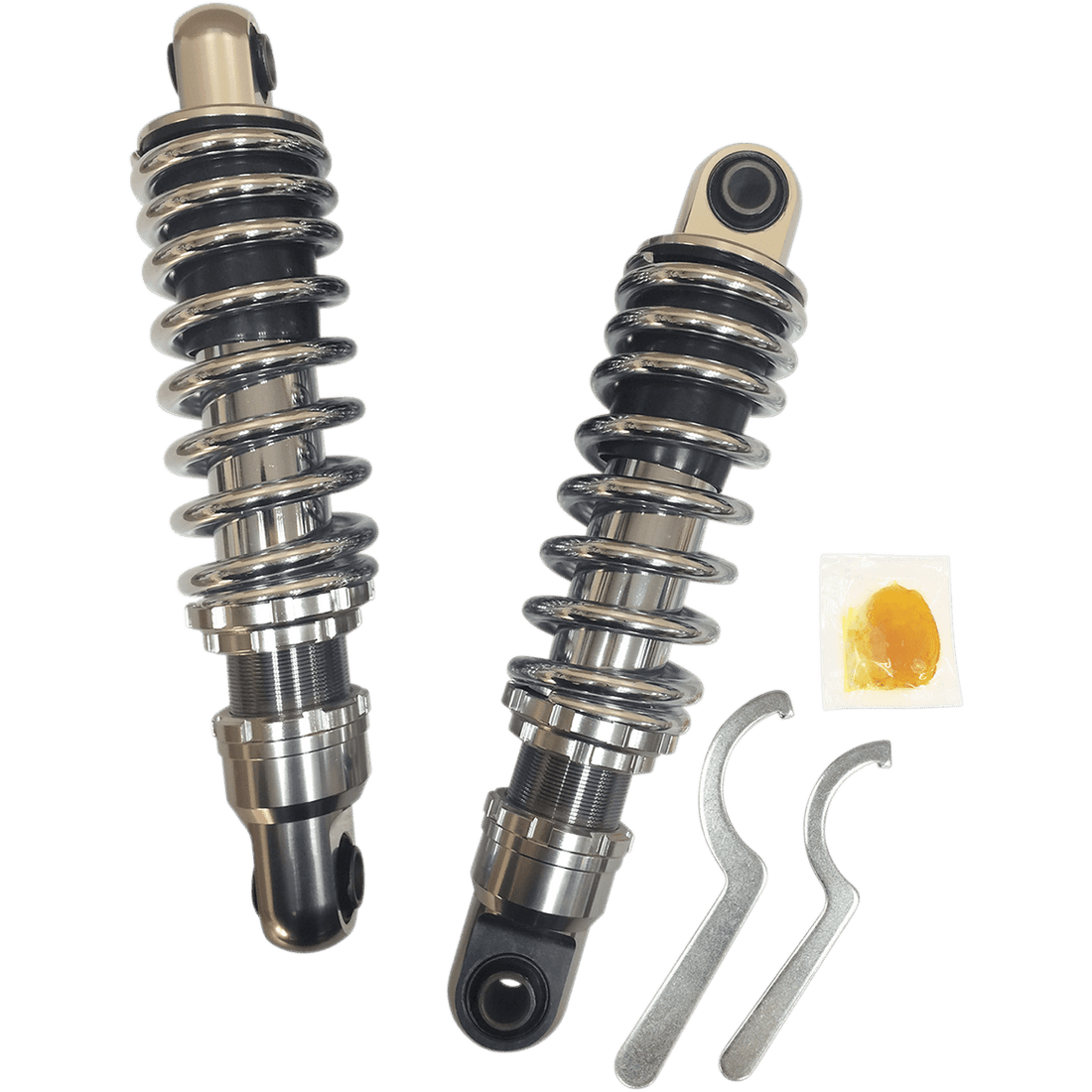 DRAG SPECIALTIES SHOCKS Premium Shock Chrome 10.5" '91-'17 FXD