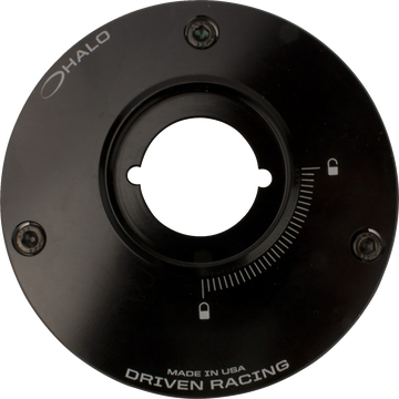 DRIVEN RACING Fuel Cap Base Black Aprilia DHFCBAP01