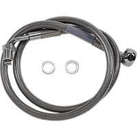 DRAG SPECIALTIES Brake Line +8" Stainless Steel '18-'21 Softail