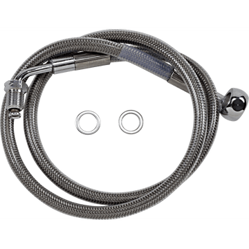 DRAG SPECIALTIES Brake Line +8" Stainless Steel '18-'21 Softail