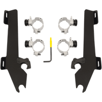 MEMPHIS SHADES Batwing Trigger Lock Mounting Kit Vegas Black MEK1930