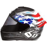 6D HELMETS ATS-1R Helmet Patriot Red/White/Blue Small 300695