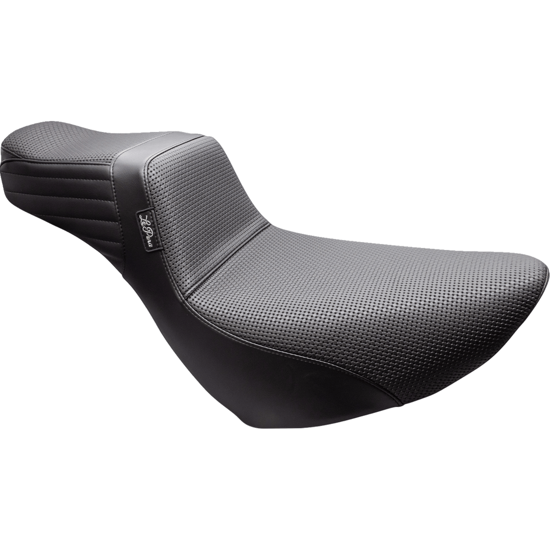 LE PERA Tailwhip Daddy Long Legs Low Rider Seat Basketweave Black FL/FX '18-'23 LYR580DLBW