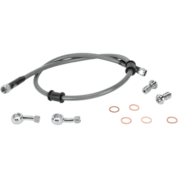 MOOSE RACING Brake Line Rear Stainless Steel KLR 650