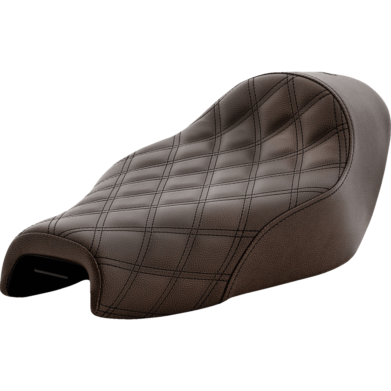 SADDLEMEN Renegade Solo Seat Lattice Stitched Brown XL '04-'20 80703002BLS