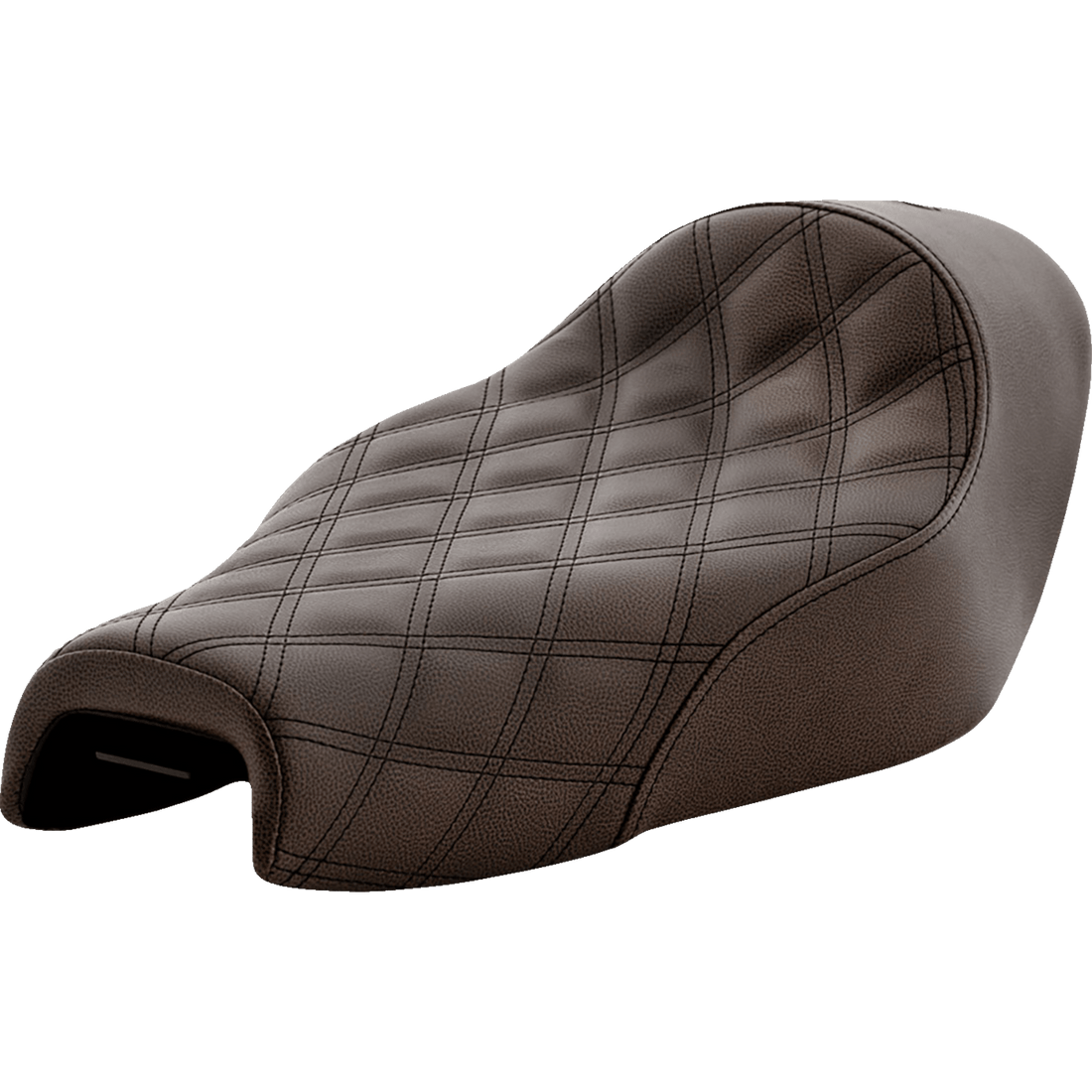 SADDLEMEN Renegade Solo Seat Lattice Stitched Brown XL '04-'20 80703002BLS