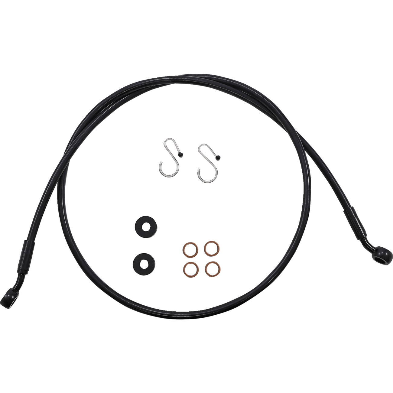 MAGNUM SHIELDING Brake Line Black Indian SBB060347