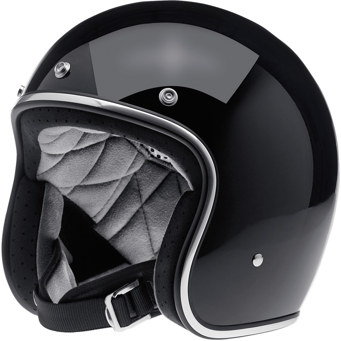 BILTWELL Bonanza Helmet Gloss Black Large 1001101204