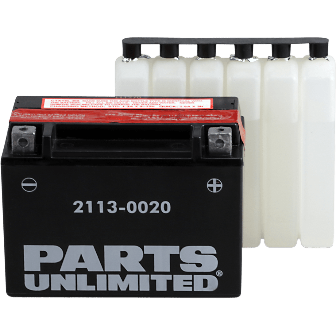 PARTS UNLIMITED AGM Battery YTX15L-BS .66 L