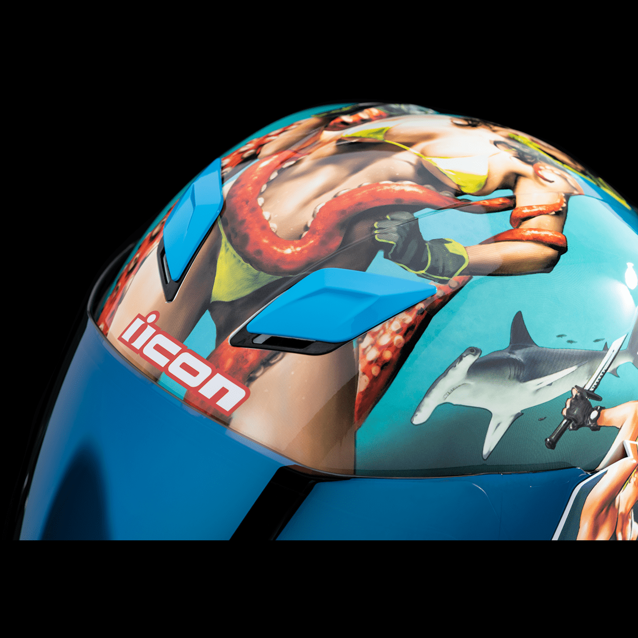 ICON Airflite™ Helmet Pleasuredome4 Blue XS