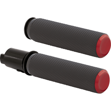 ARLEN NESS Grips Knurled TBW Red 500055